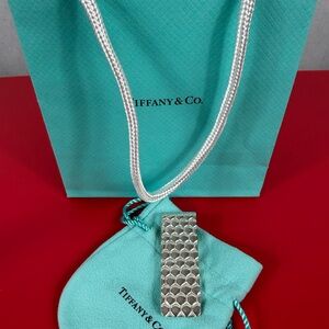 Tiffany & Co. Textured Silver Money Clip